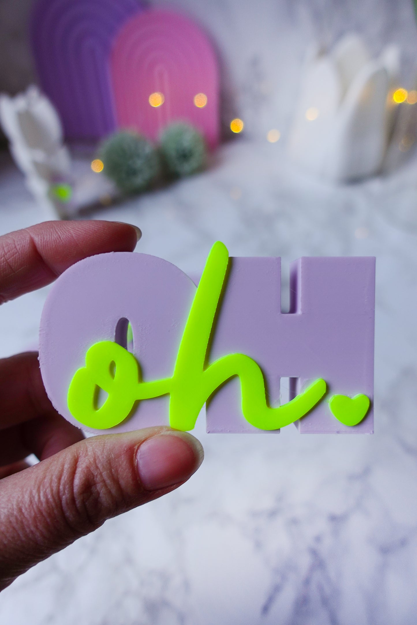 Skandinavisches Spruchset Oh okay | STL & 3MF | 3D Druckdatei