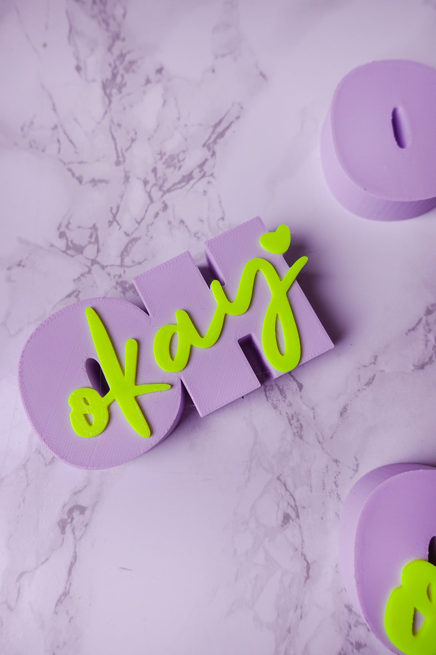 Skandinavisches Spruchset Oh okay | STL & 3MF | 3D Druckdatei