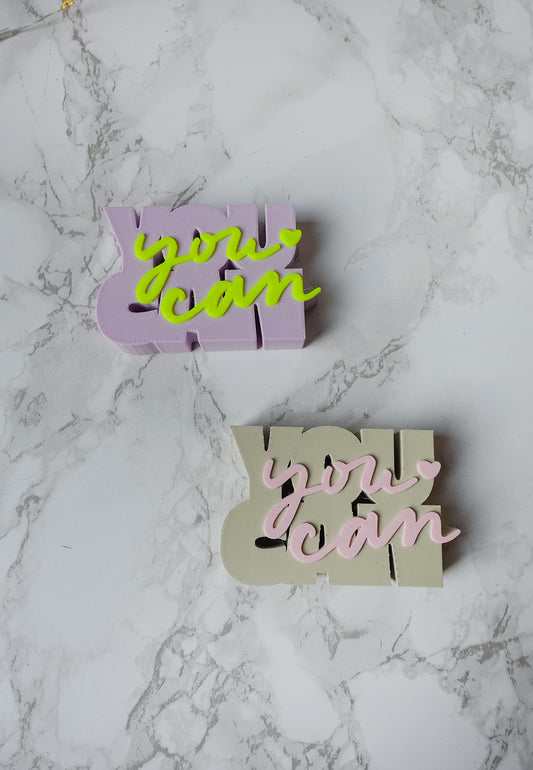 Skandinavisches You Can Schild | STL & 3MF | 3D Druckdatei