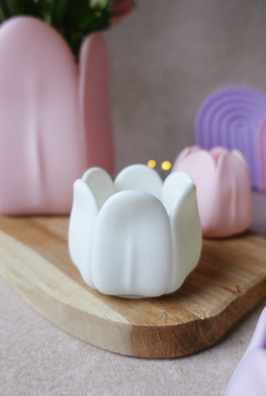 modernes LED-Windlicht im skandinavischen Design | STL & 3MF | Set