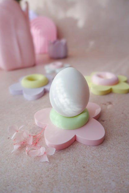 Moderner Eierbecher Blume 3D Druck Datei | STL & 3MF | Frühlingsdeko & Ostern