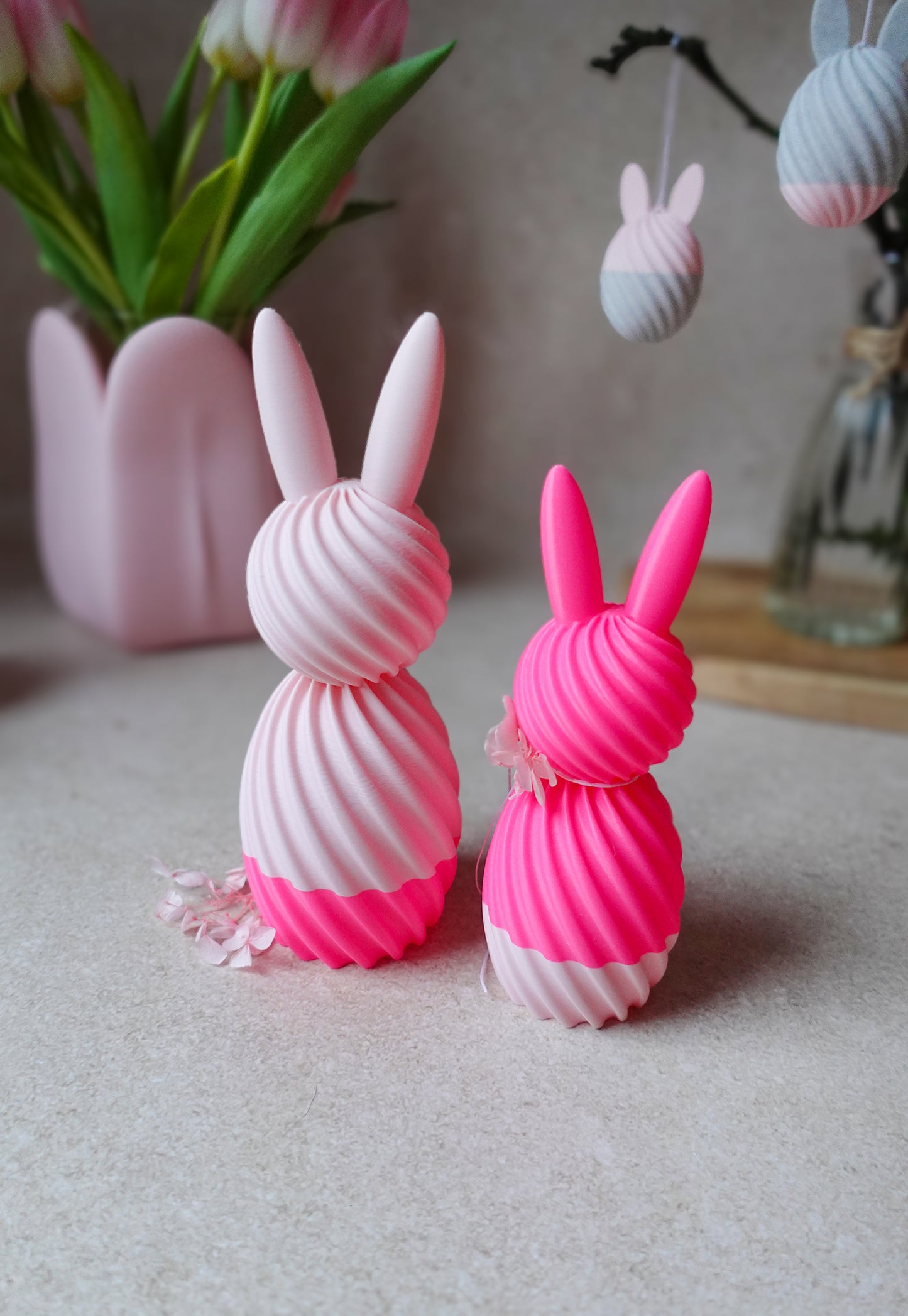 Moderner viraler Osterhase 3D Druck Datei | STL & 3MF | Frühlingsdeko & Ostern, inkl. Gewerbelizenz