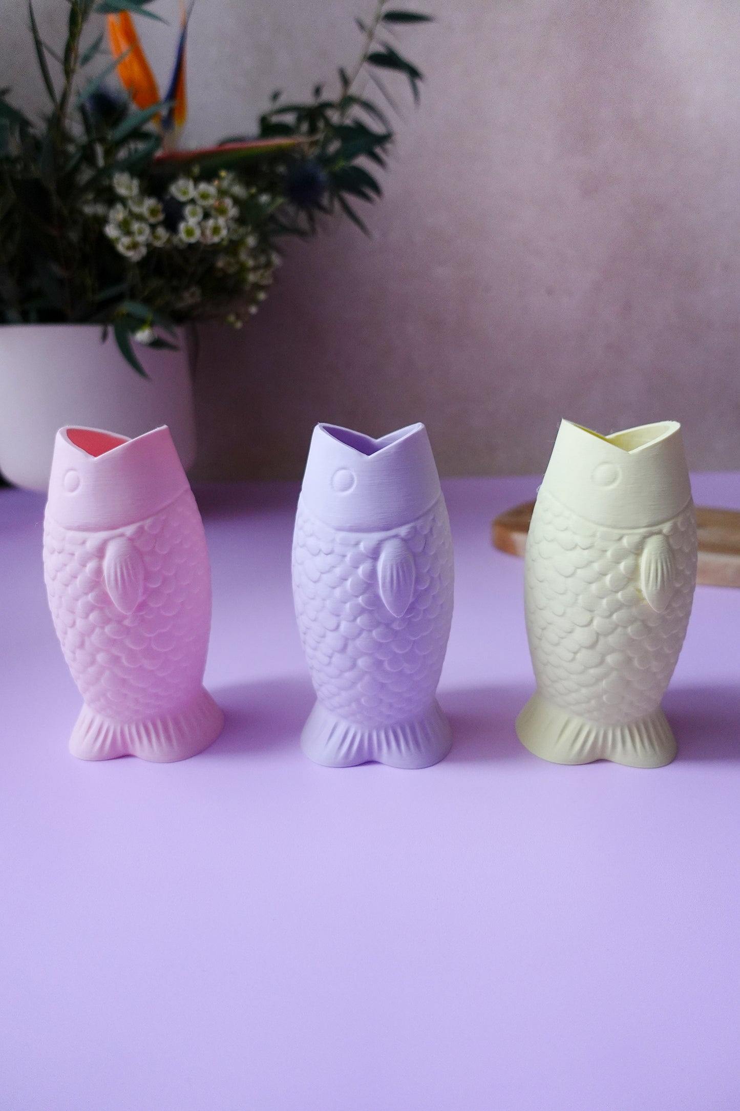 Sardinen Vase – 3D Druck Datei (STL & 3MF) | Skandinavische DIY Deko zum Selberdrucken