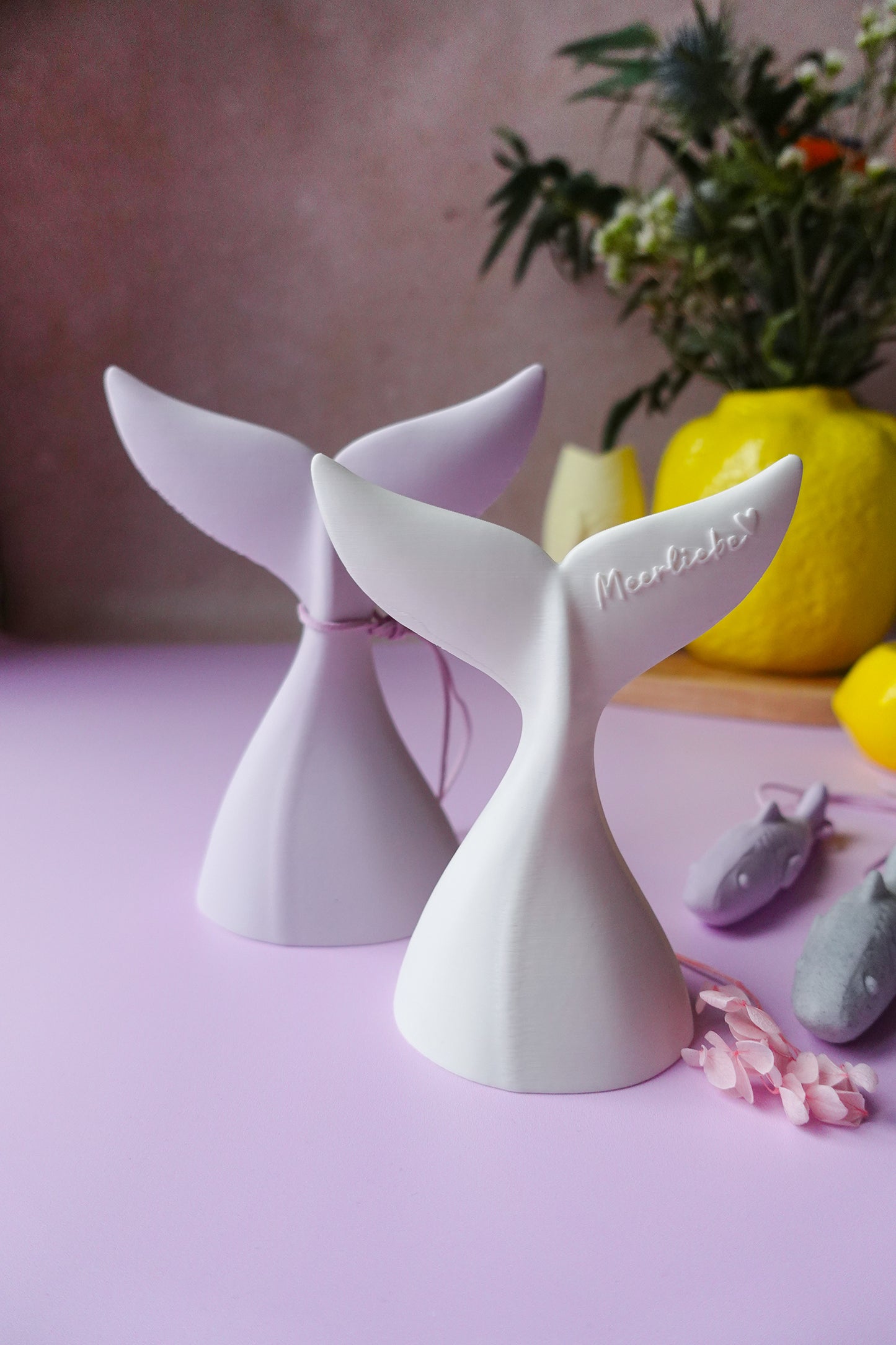 Walflosse Deko – 3D Druck Datei im skandinavischen Stil | STL & 3MF | Meerliebe