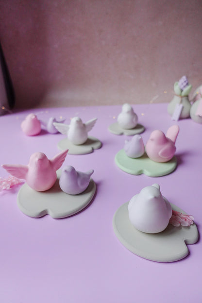 Teichvögel auf Seerosenblatt – 3D Druck Dateien für schwimmende Gartendeko | STL & 3MF | Set