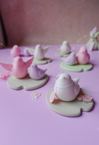 Teichvögel auf Seerosenblatt – 3D Druck Dateien für schwimmende Gartendeko | STL & 3MF | Set