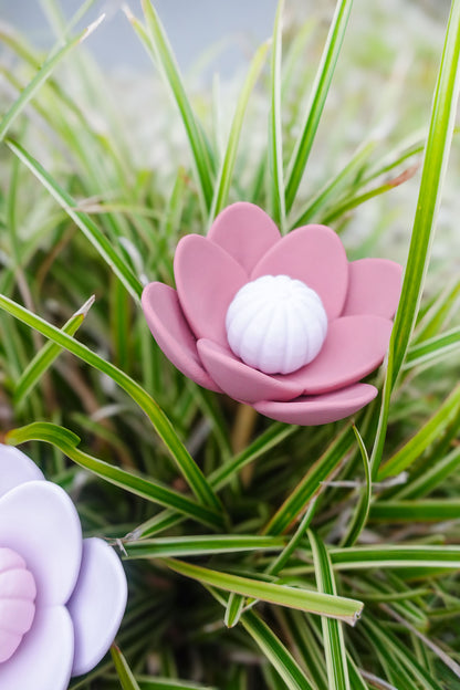 Minimalistische Blumenstecker STL Datei – 3D Druck Blume für Garten, Vogeltränke & Deko