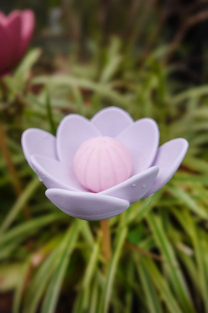 Minimalistische Blumenstecker STL Datei – 3D Druck Blume für Garten, Vogeltränke & Deko