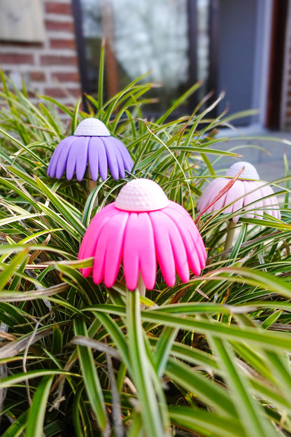 Blumenstecker Sonnehut STL & 3MF Datei – 3D Druck Blume für Garten, Vogeltränke & Deko