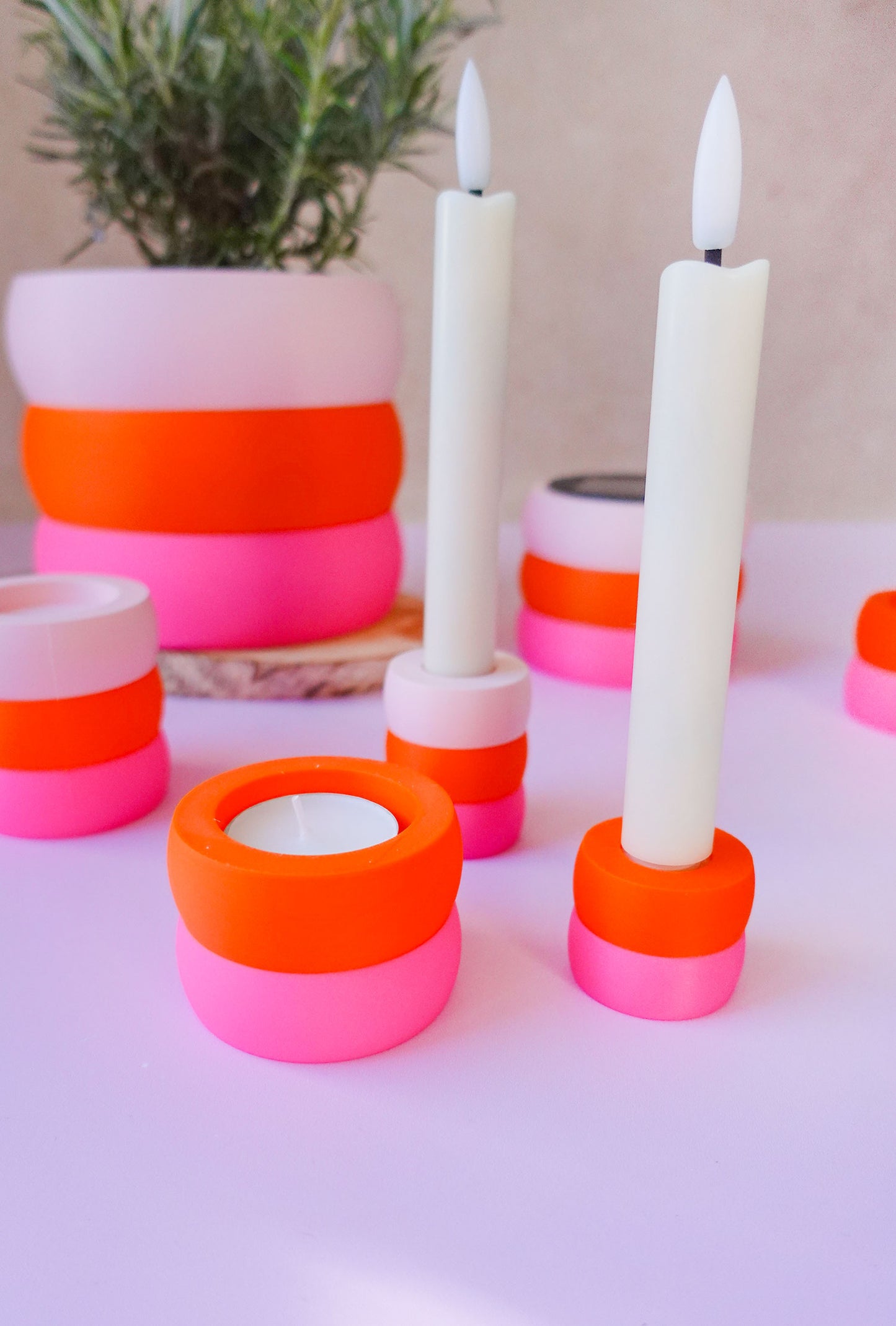 Layera Kerzenhalter – moderne 3D Druck Datei (STL & 3MF)