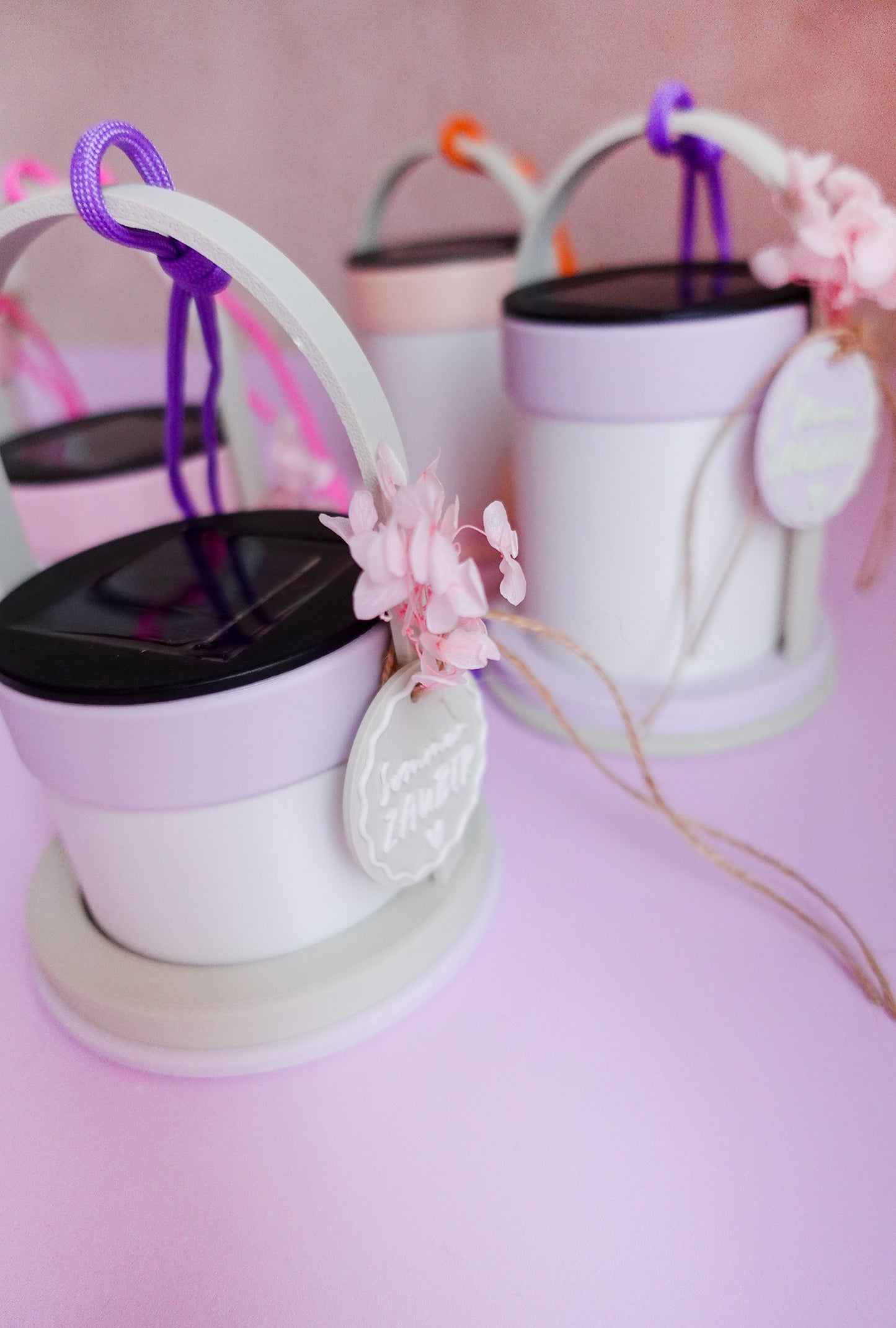 Solarlampe 3D Druck Datei mit Anhängern – personalisierbar für Garten & Geschenk