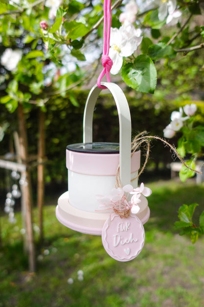Solarlampe 3D Druck Datei mit Anhängern – personalisierbar für Garten & Geschenk