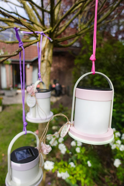 Solarlampe 3D Druck Datei mit Anhängern – personalisierbar für Garten & Geschenk