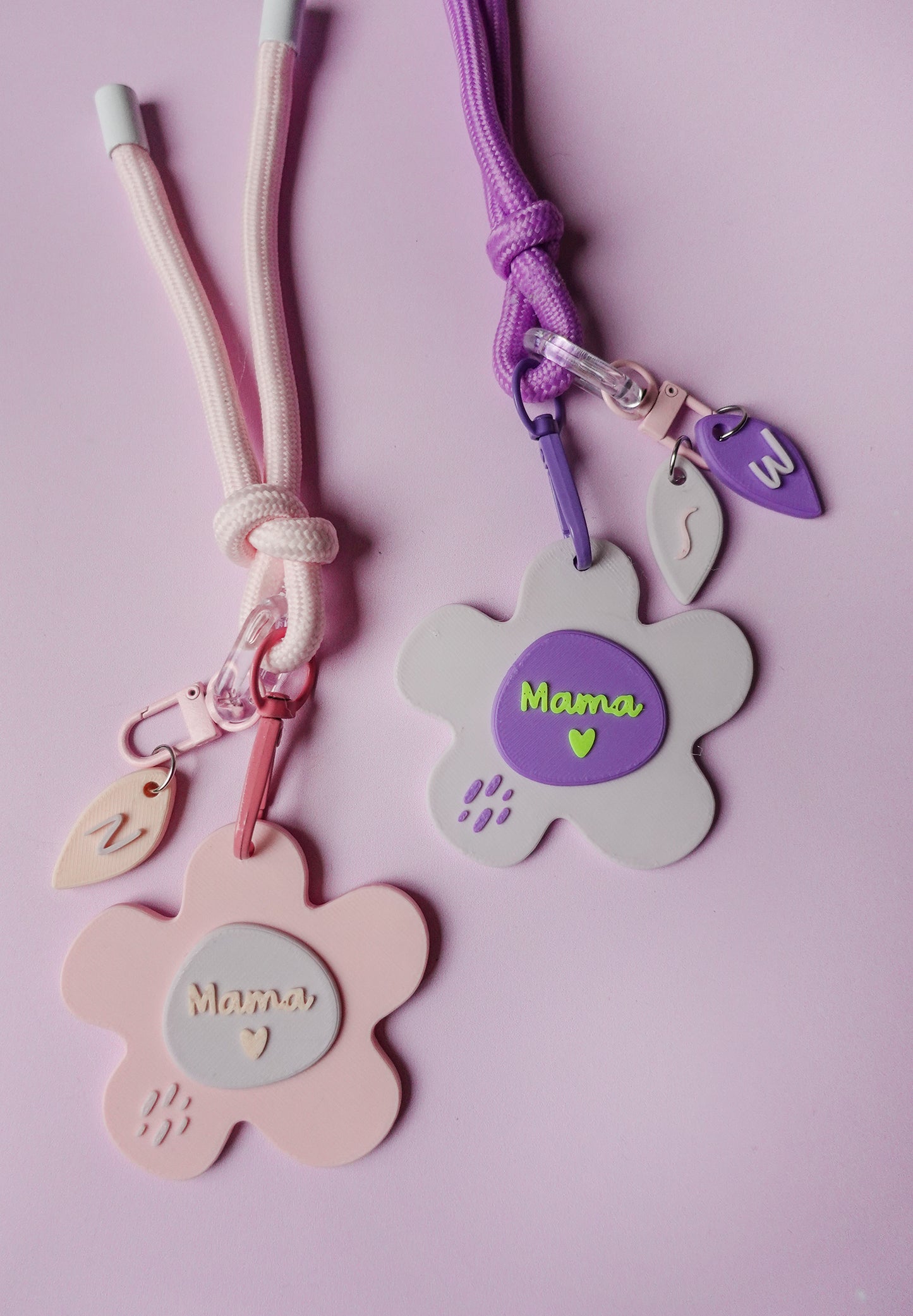 Personalisierter Mama Schlüsselanhänger mit Initialen – 3D Druck Datei (STL & 3MF)