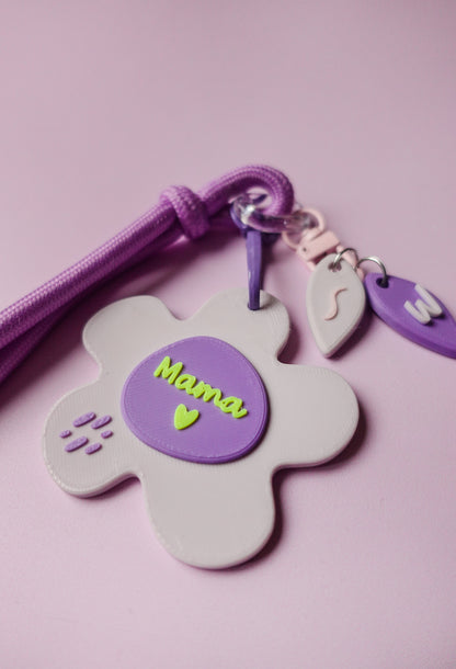 Personalisierter Mama Schlüsselanhänger mit Initialen – 3D Druck Datei (STL & 3MF)