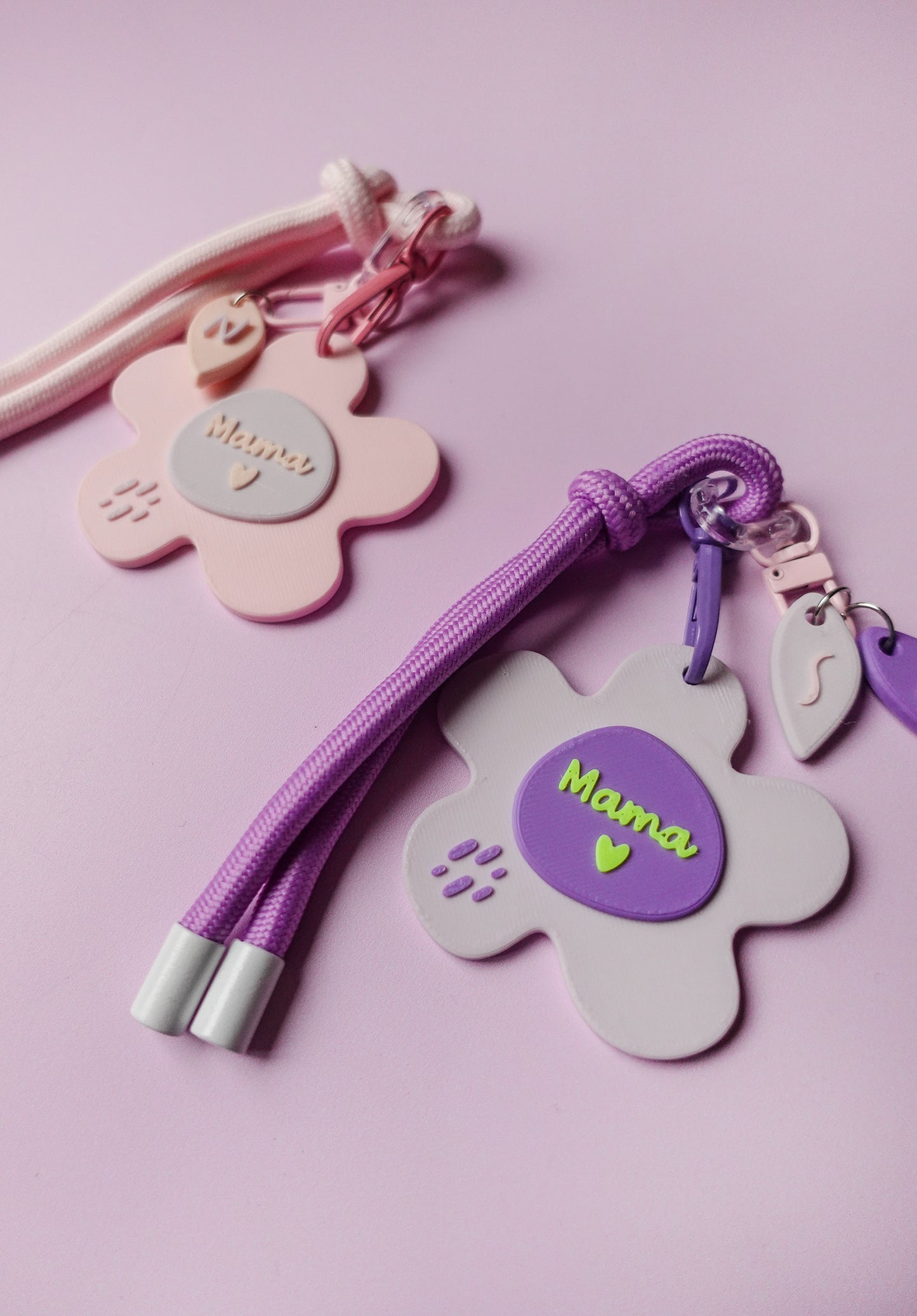 Personalisierter Mama Schlüsselanhänger mit Initialen – 3D Druck Datei (STL & 3MF)