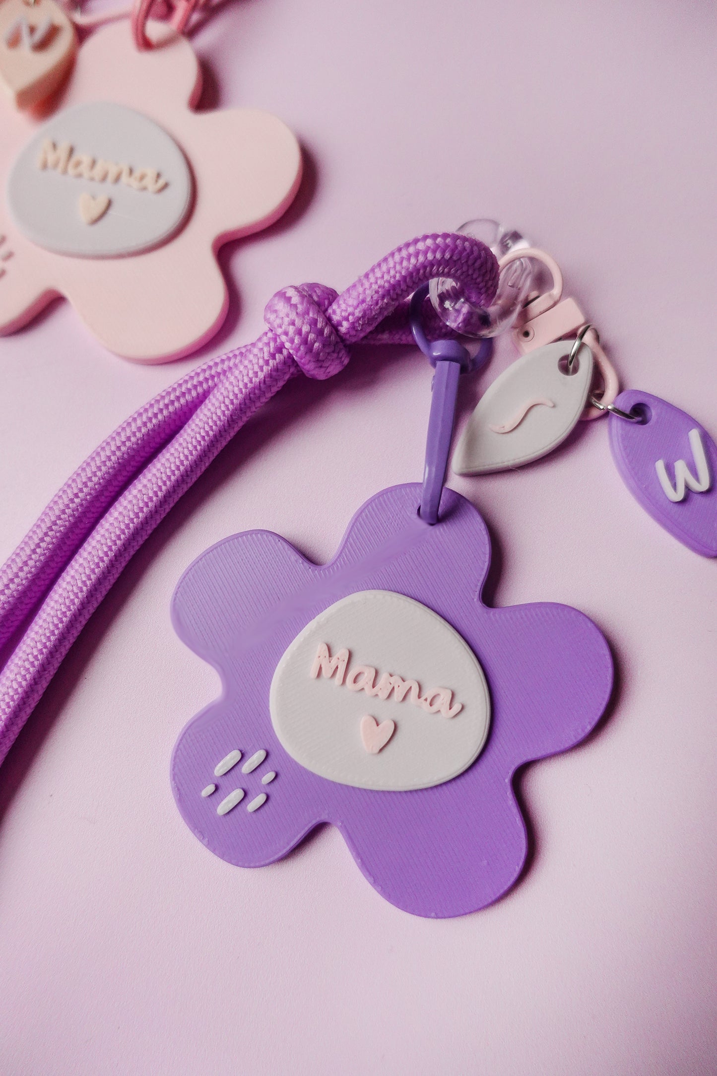 Personalisierter Mama Schlüsselanhänger mit Initialen – 3D Druck Datei (STL & 3MF)