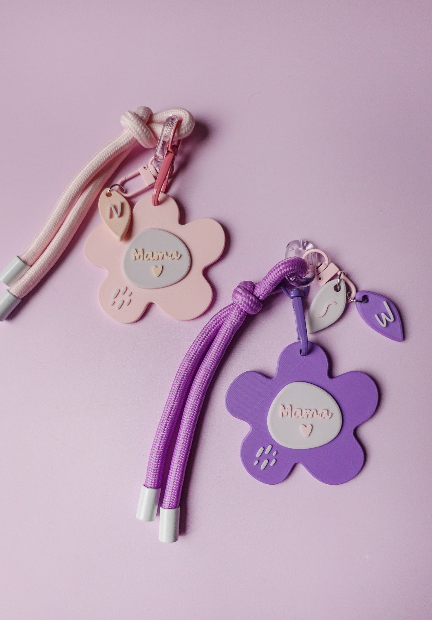 Personalisierter Mama Schlüsselanhänger mit Initialen – 3D Druck Datei (STL & 3MF)