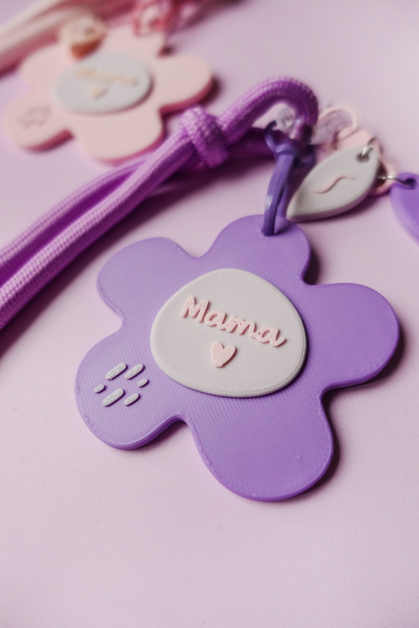 Personalisierter Mama Schlüsselanhänger mit Initialen – 3D Druck Datei (STL & 3MF)