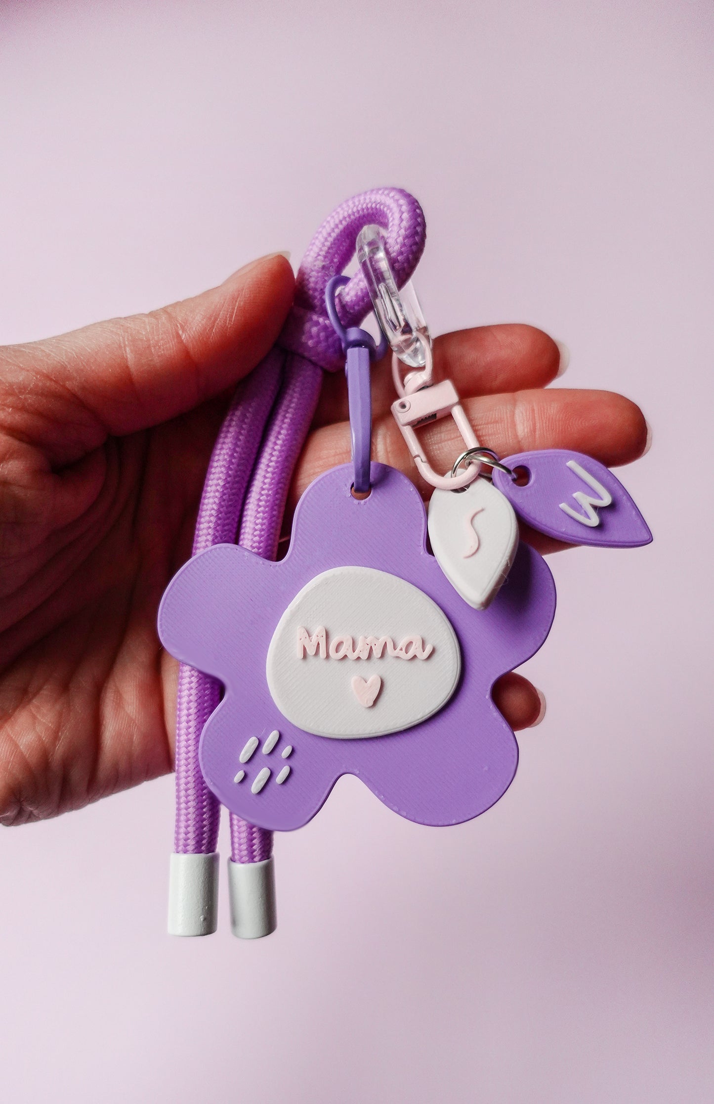 Personalisierter Mama Schlüsselanhänger mit Initialen – 3D Druck Datei (STL & 3MF)