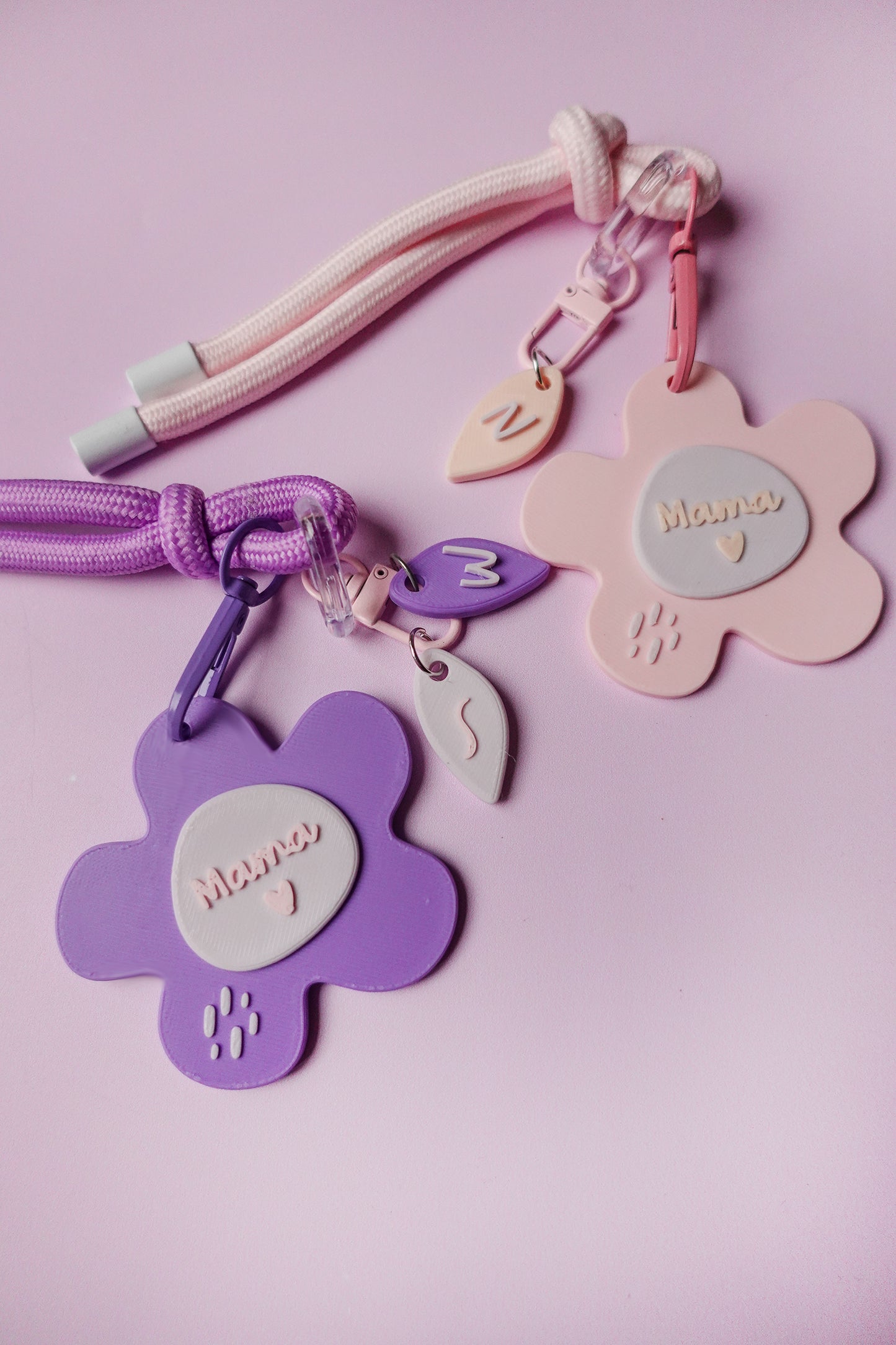 Personalisierter Mama Schlüsselanhänger mit Initialen – 3D Druck Datei (STL & 3MF)