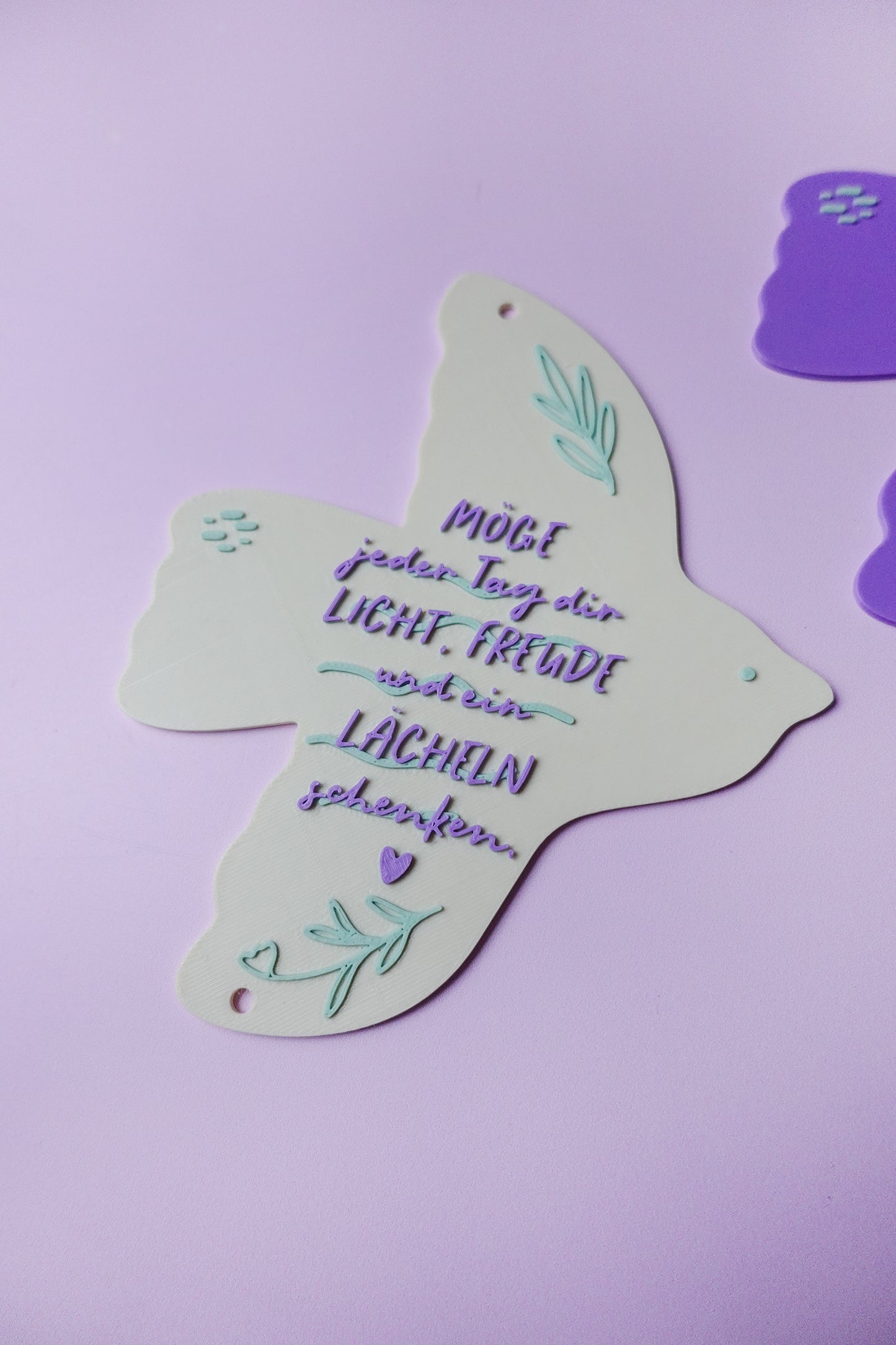 Taube Geldgeschenk 3D Druck Datei | Geschenk mit Spruch | Frieden & Segen | Deko Schild | STL & 3MF Download