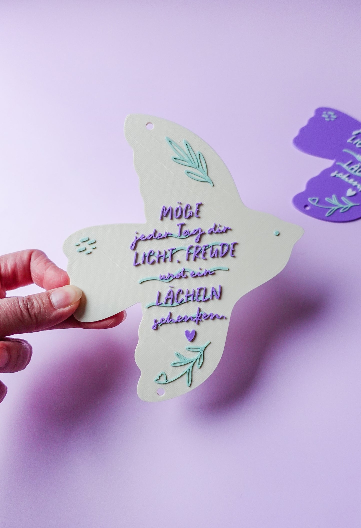 Taube Geldgeschenk 3D Druck Datei | Geschenk mit Spruch | Frieden & Segen | Deko Schild | STL & 3MF Download