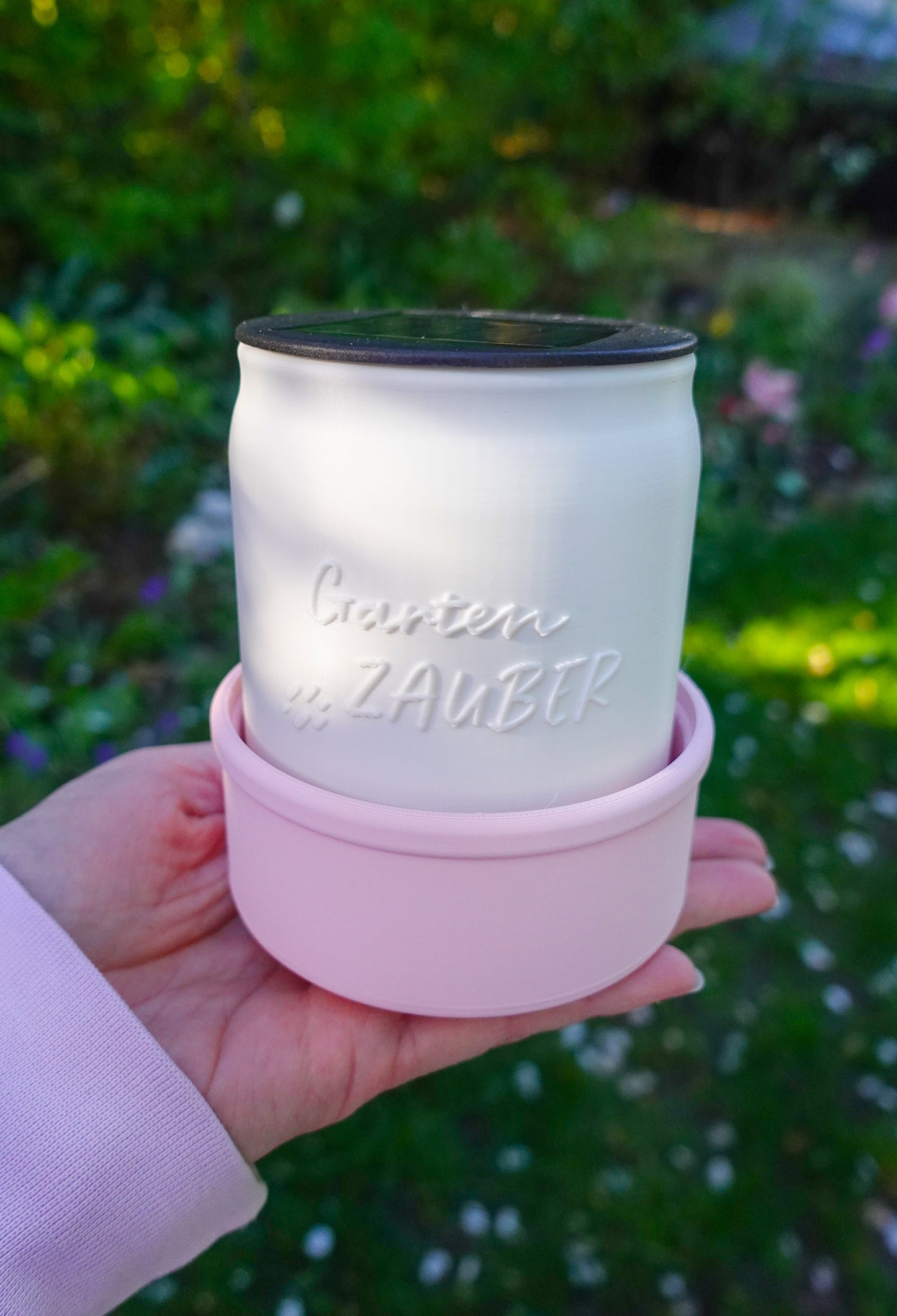 Gartenfackel im Marmeladenglas-Look – 3D Druck Datei (STL & 3MF)