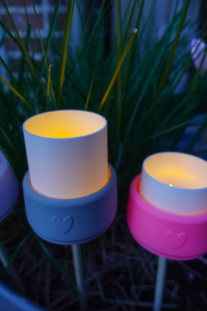 LUMA Gartenfackel STL Datei | Moderne Gartenbeleuchtung im Skandi Stil | 3D Druckdatei für Gartenstecker & Outdoor Deko