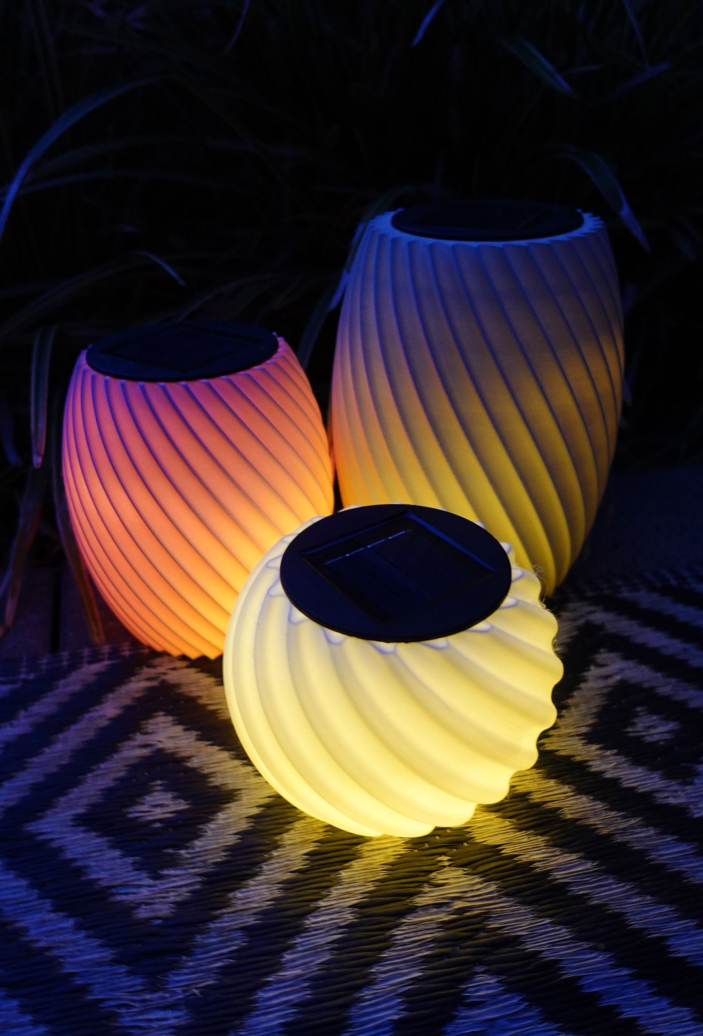 SPIRA – Moderne Solarlampe im Swirl Look | 3D Druckdatei STL & 3MF