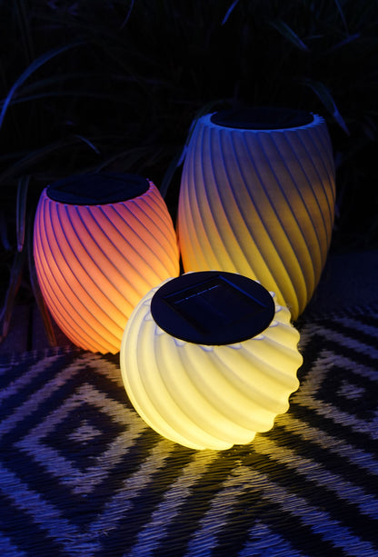 SPIRA – Moderne Solarlampe im Swirl Look | 3D Druckdatei STL & 3MF