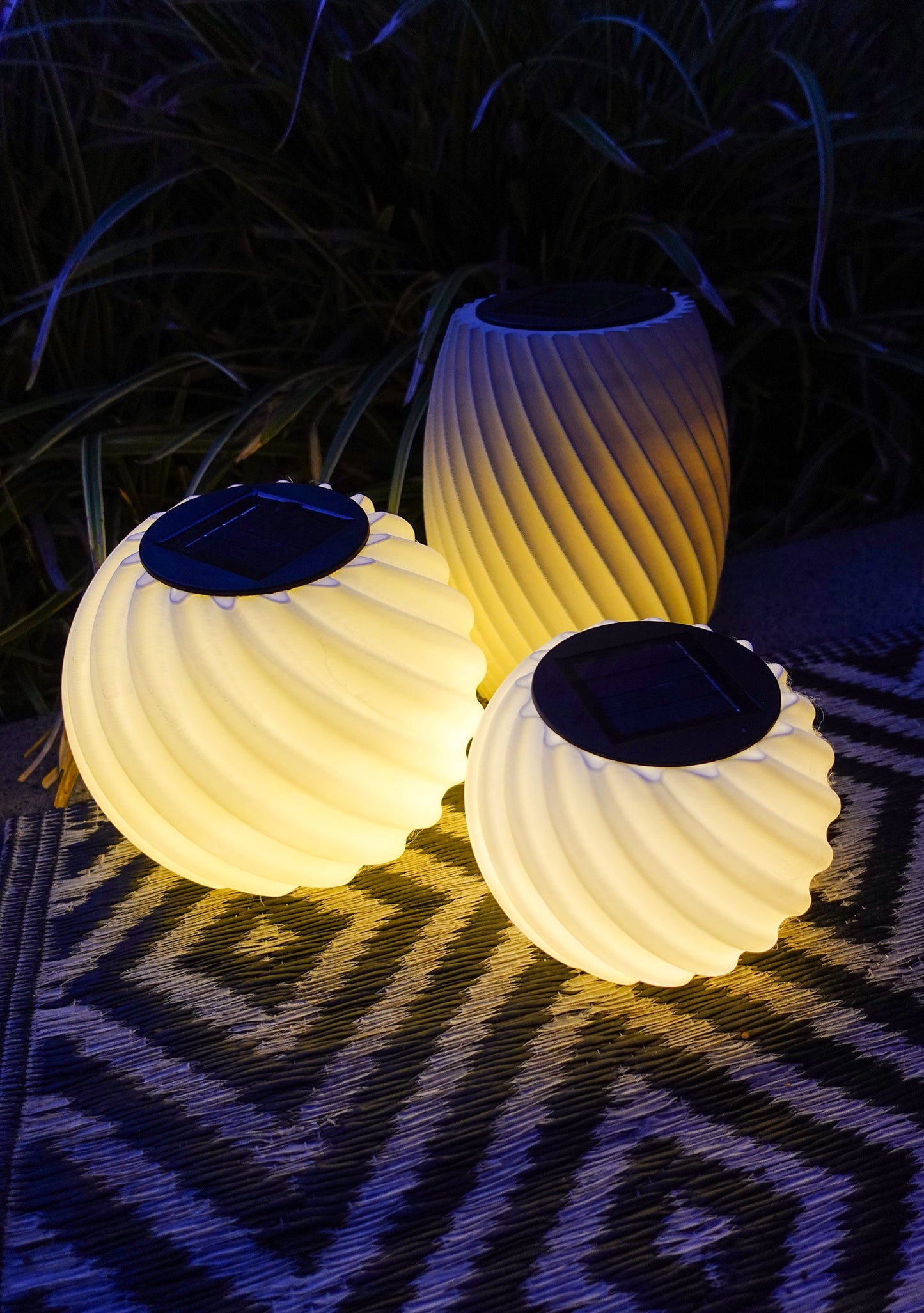 SPIRA – Moderne Solarlampe im Swirl Look | 3D Druckdatei STL & 3MF