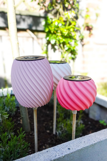 SPIRA – Moderne Solarlampe im Swirl Look | 3D Druckdatei STL & 3MF