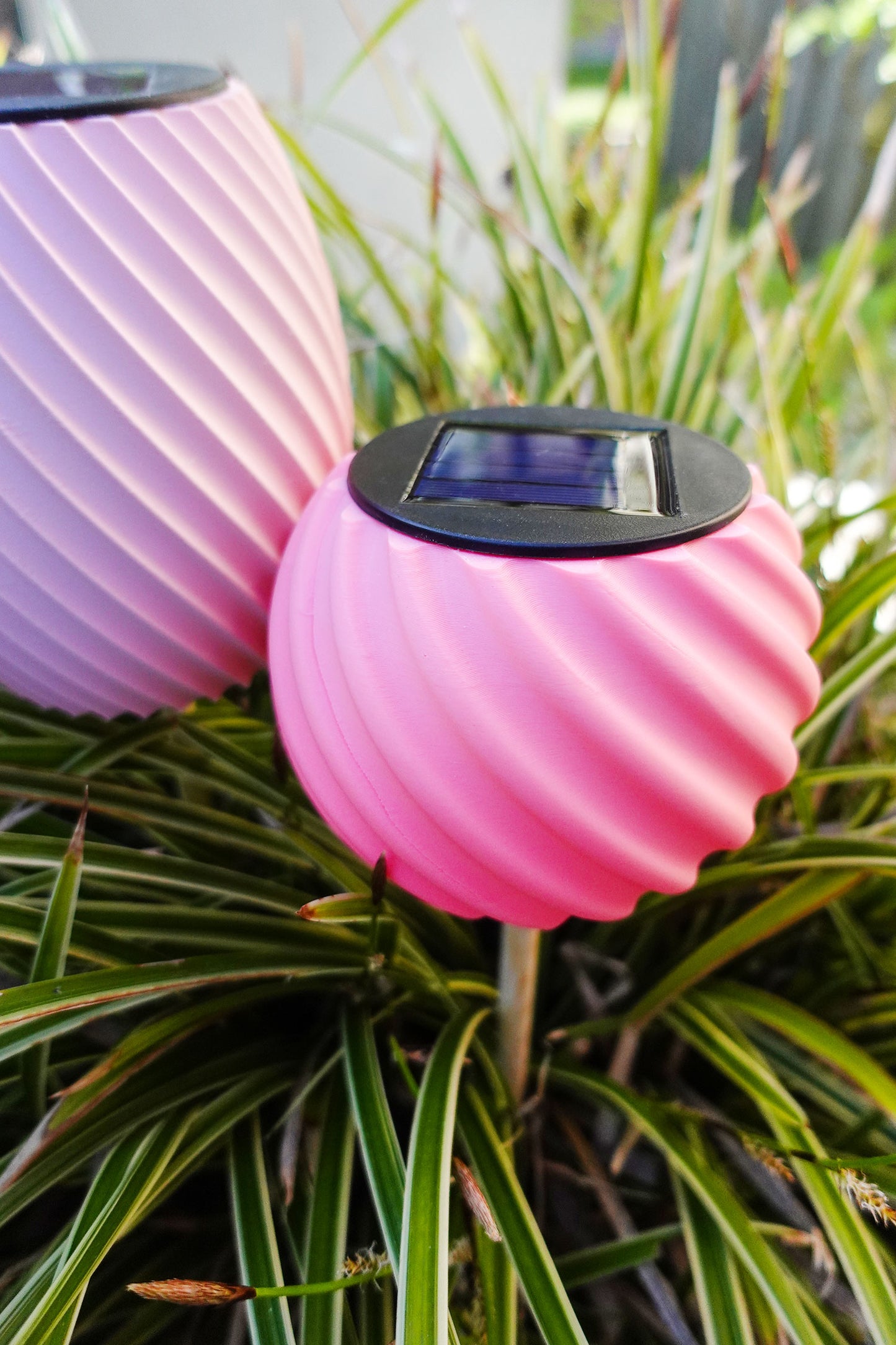 SPIRA – Moderne Solarlampe im Swirl Look | 3D Druckdatei STL & 3MF