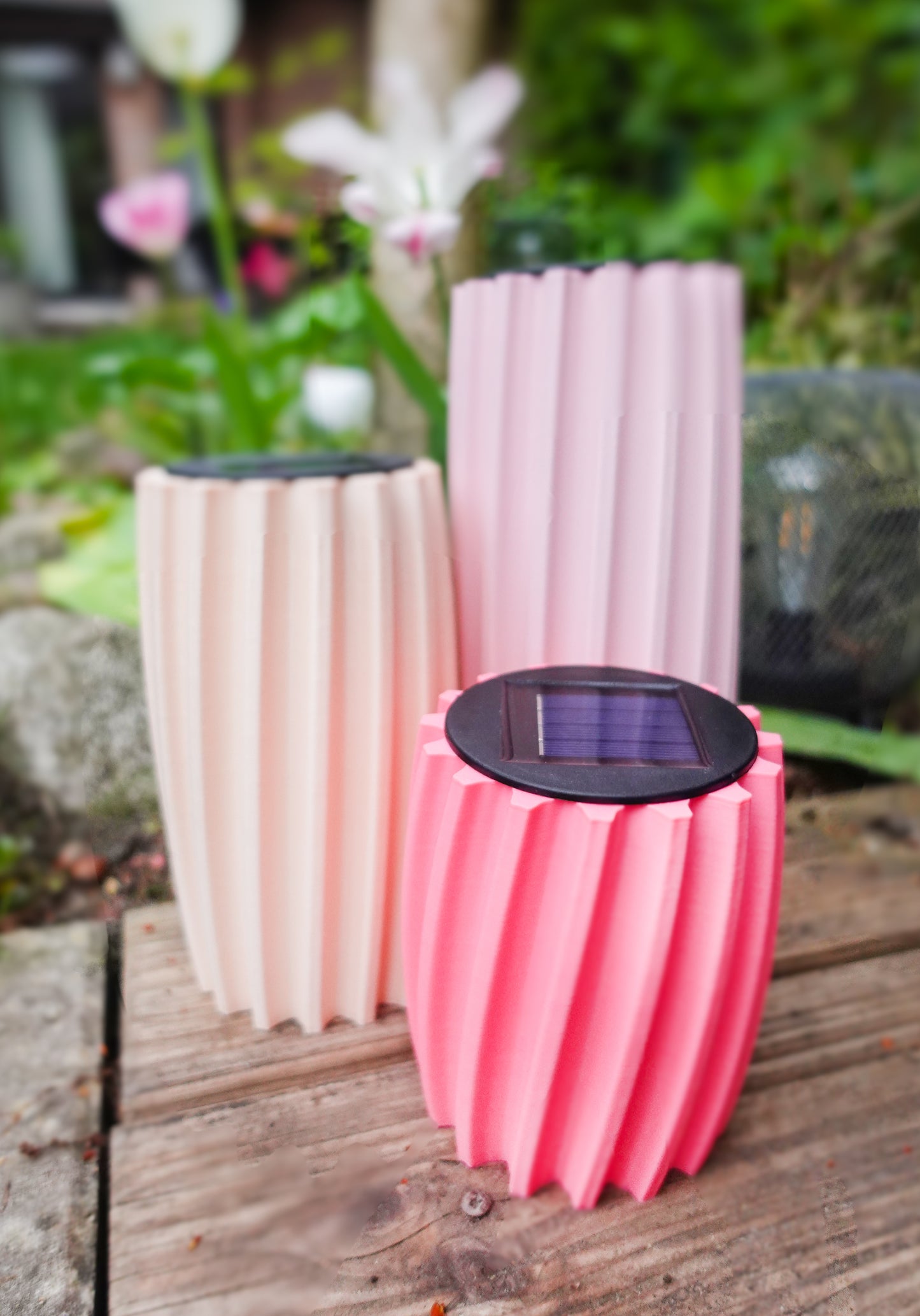 TWINA – Moderne Lichtersäulen & Solarlichter | 3D Druckdatei STL & 3MF
