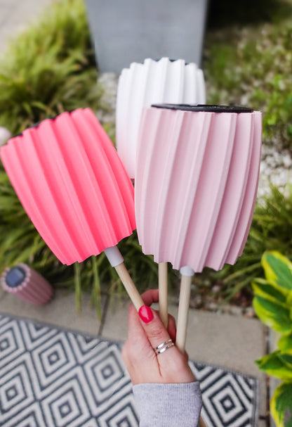 TWINA – Moderne Lichtersäulen & Solarlichter | 3D Druckdatei STL & 3MF