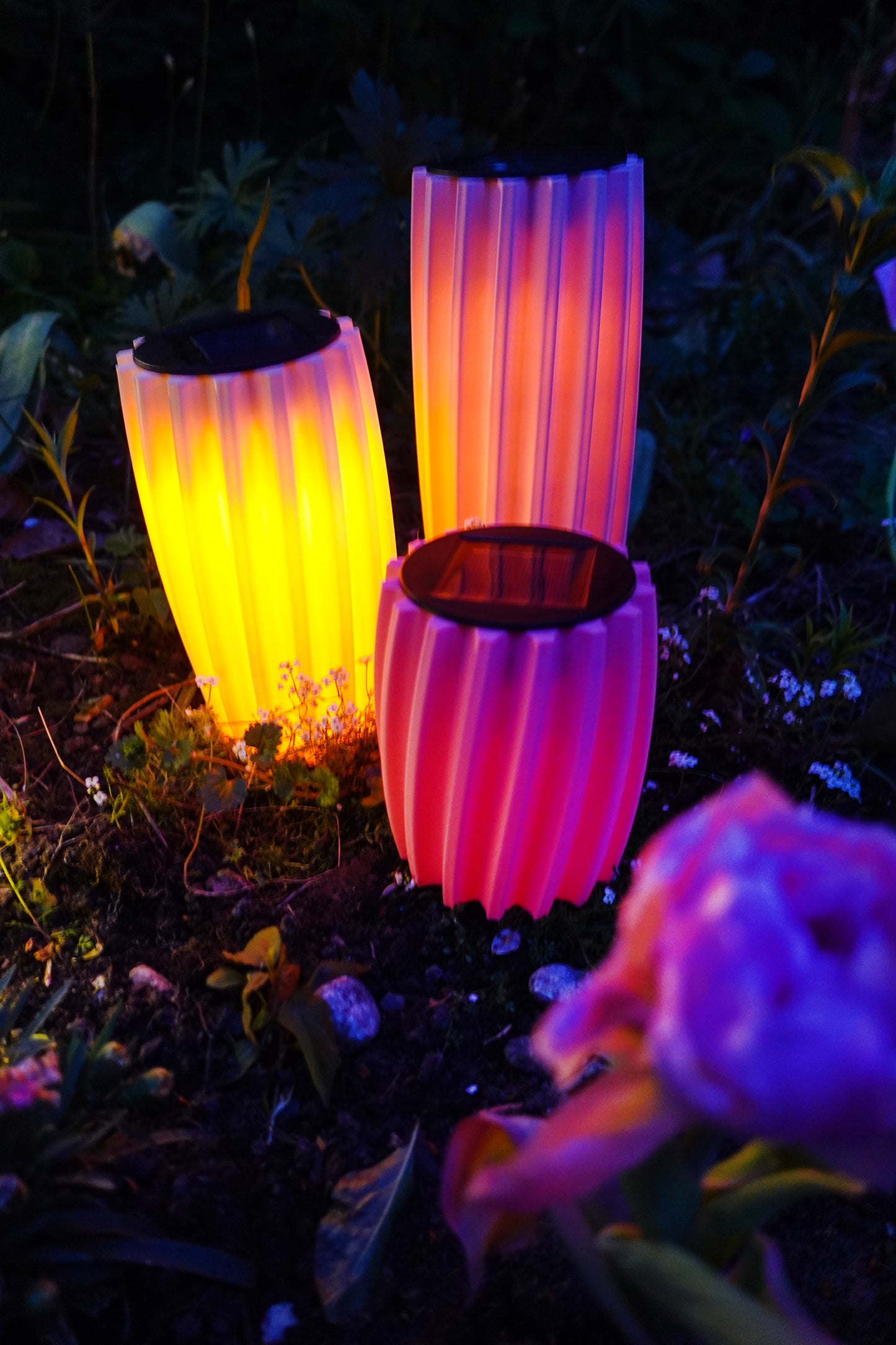 TWINA – Moderne Lichtersäulen & Solarlichter | 3D Druckdatei STL & 3MF