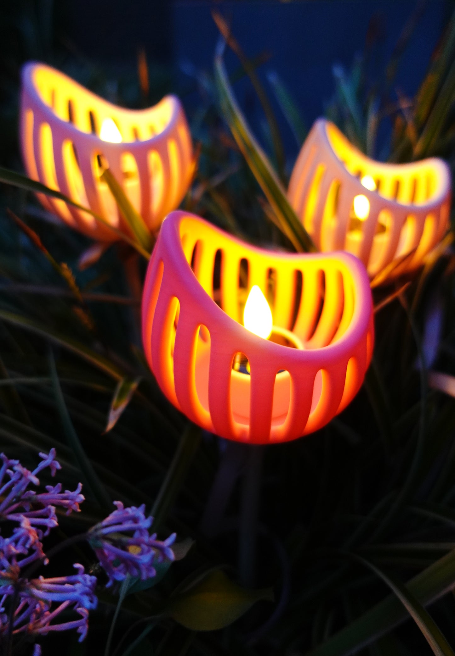 MOVA – Moderne 3D Druck Gartenfackel & Windlicht (STL & 3MF)