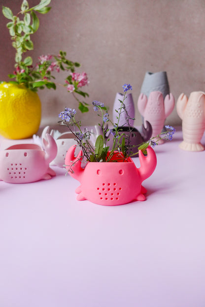 Glowvybe Krabbenvase – Moderne 3D Druck Vase als STL & 3MF Datei