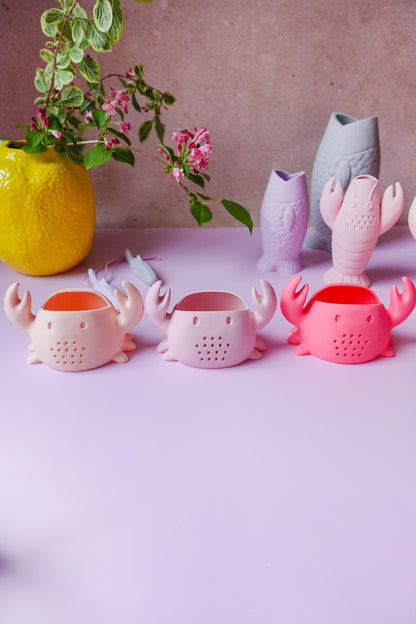 Glowvybe Krabbenvase – Moderne 3D Druck Vase als STL & 3MF Datei
