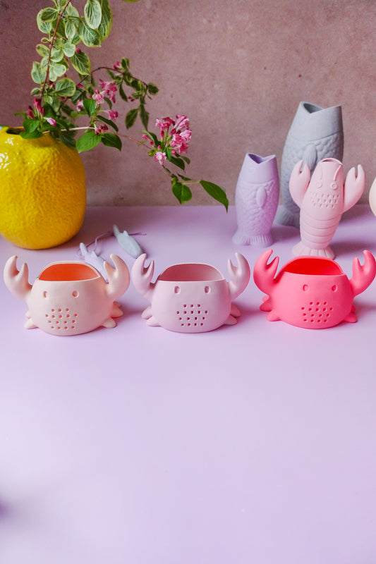 Glowvybe Krabbenvase – Moderne 3D Druck Vase als STL & 3MF Datei