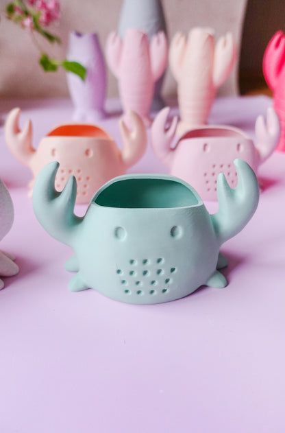 Glowvybe Krabbenvase – Moderne 3D Druck Vase als STL & 3MF Datei