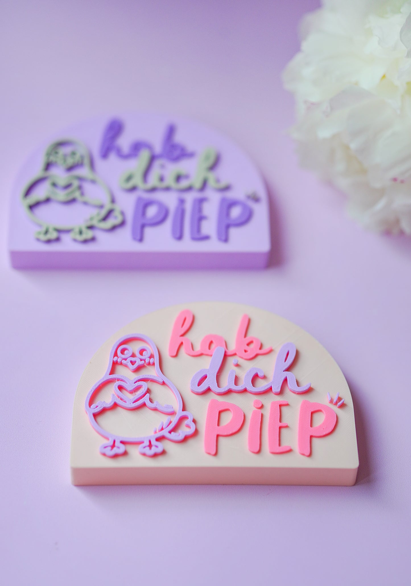 3D Druckdatei "Hab dich Piep" Geschenkidee Mitbringsel