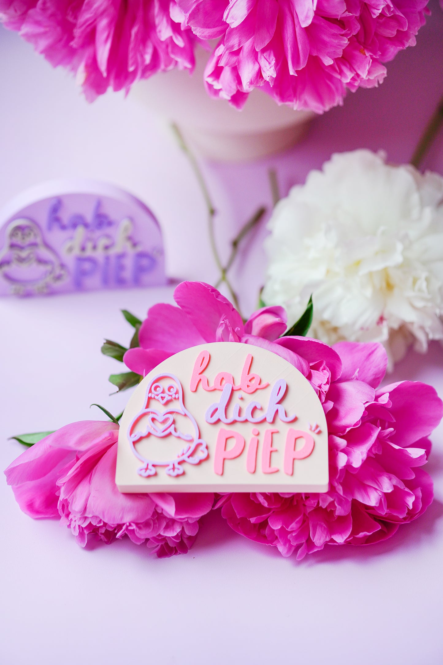 3D Druckdatei "Hab dich Piep" Geschenkidee Mitbringsel