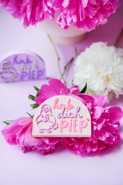 3D Druckdatei "Hab dich Piep" Geschenkidee Mitbringsel