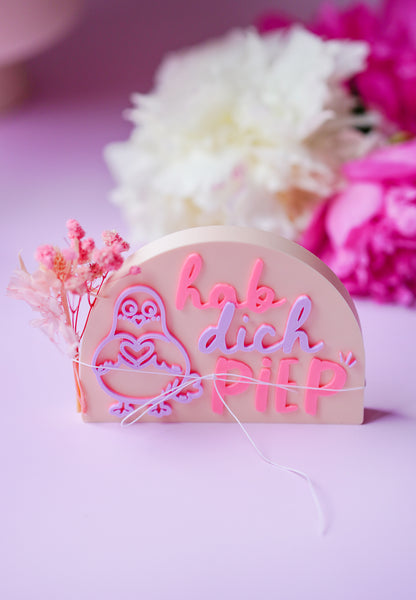 3D Druckdatei "Hab dich Piep" Geschenkidee Mitbringsel
