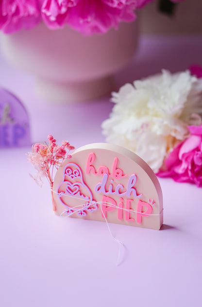 3D Druckdatei "Hab dich Piep" Geschenkidee Mitbringsel