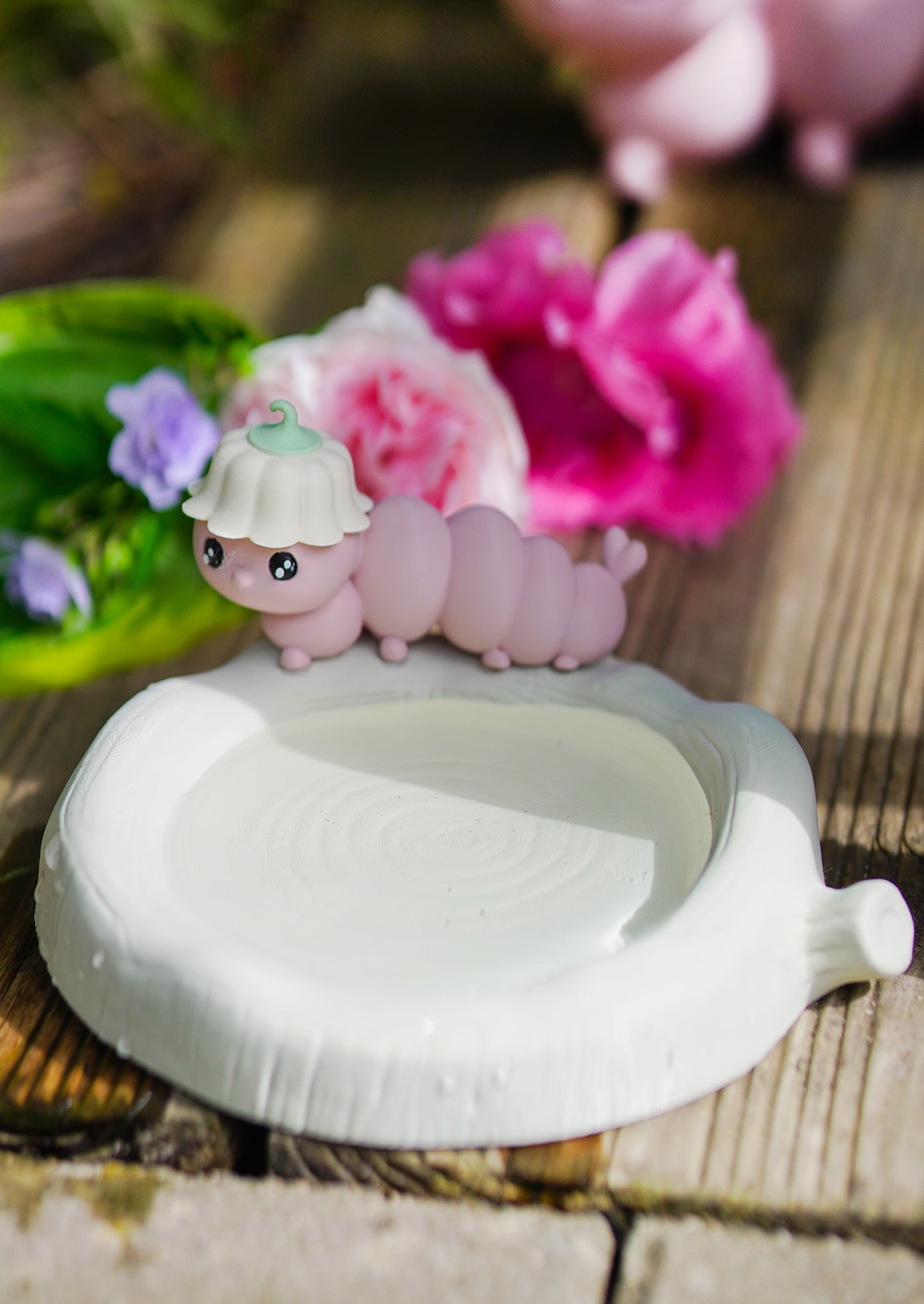 Lotti Tiertränke STL – Süße Vogeltränke & Insektentränke für den Garten | 3D Druck Datei
