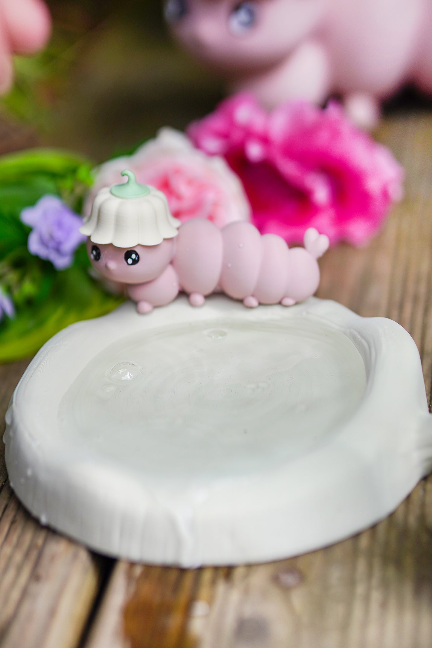 Lotti Tiertränke STL – Süße Vogeltränke & Insektentränke für den Garten | 3D Druck Datei