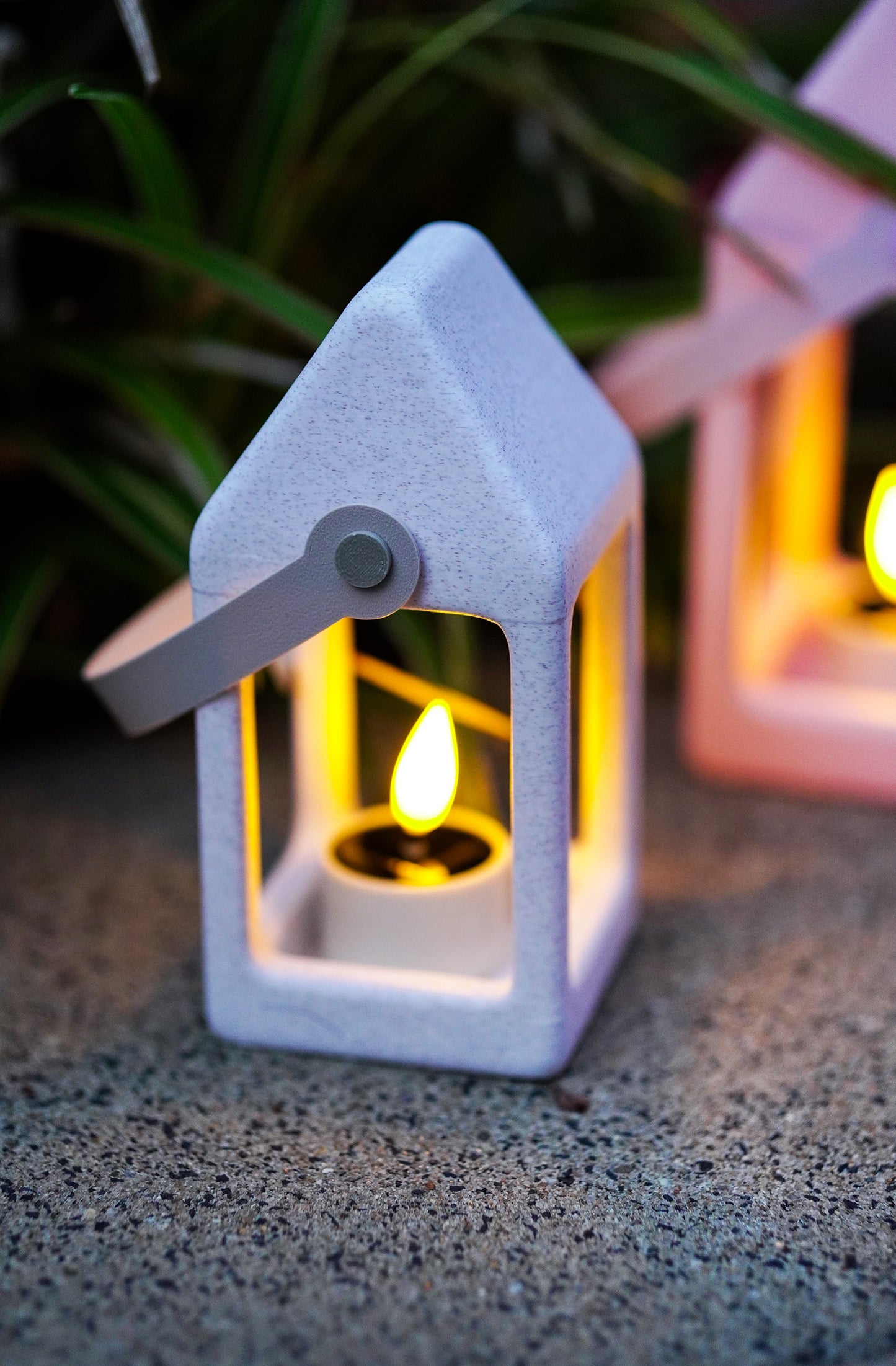 Elora Häuser – STL & 3MF Datei | Moderne Laterne & Gartenstecker für den 3D-Druck inkl. Gewerbelizenz